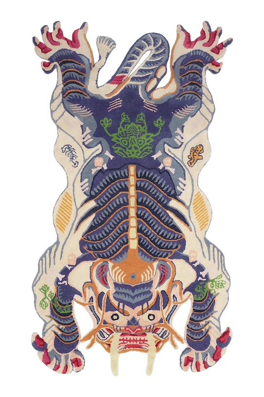 Bongusta dywan wełniany Dragon 110 x 200 cm multicolor BON05.002