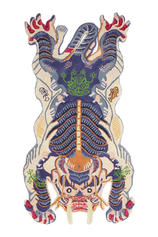 Bongusta dywan wełniany Dragon 85 x 165 cm multicolor BON20.002