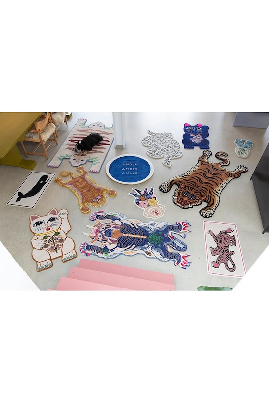 Bongusta dywan wełniany Lucky 60 x 100 cm BON54.002 multicolor AA00