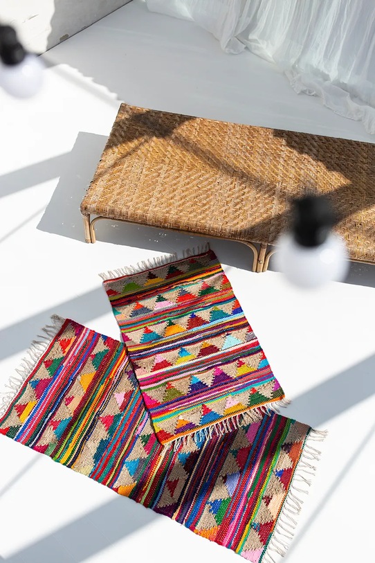 Bongusta dywan z jutą Pyramid Chindi 60 x 120 cm BON71.02 multicolor AA00