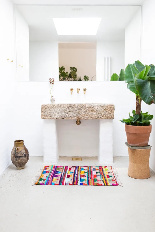 Salon i sypialnia Bongusta dywan z jutą Pyramid Chindi 60 x 90 cm BON71.01 multicolor