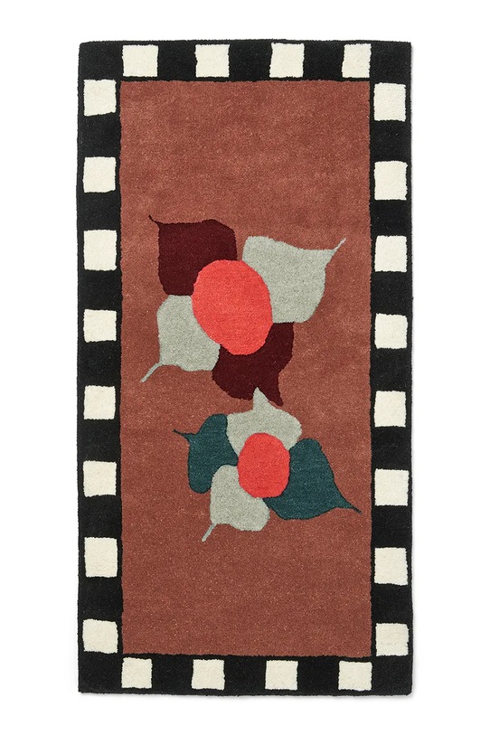 Bongusta dywan wełniany Chess 140 x 70 cm multicolor BON86