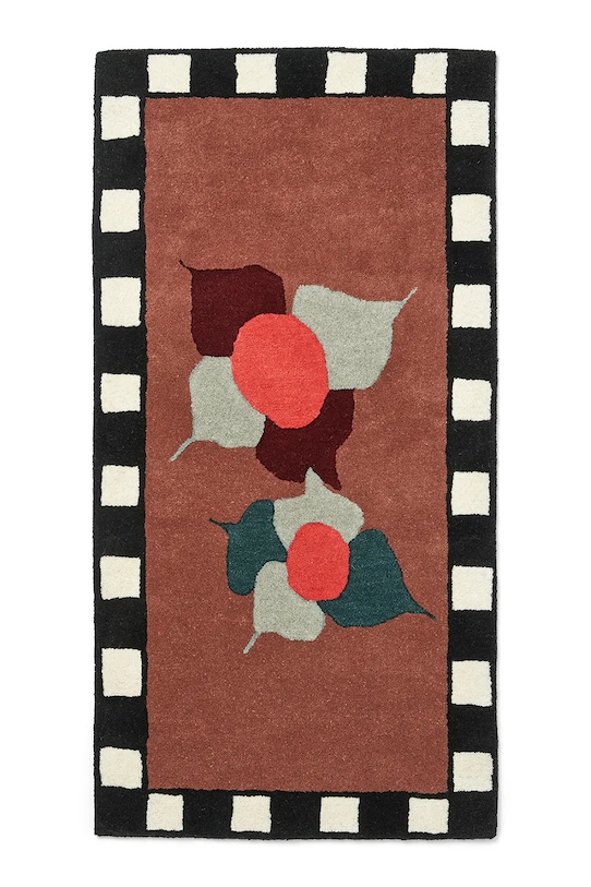 Bongusta dywan wełniany Chess 140 x 70 cm multicolor BON86