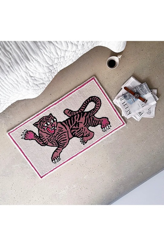 Salon i sypialnia Bongusta dywanik wełniany Frame 52 x 90 cm BON60.5715648001535 multicolor