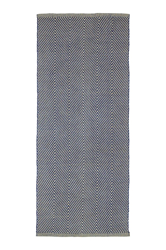 Hübsch dywan bawełniany Mellow 80 x 200 cm niebieski 701506