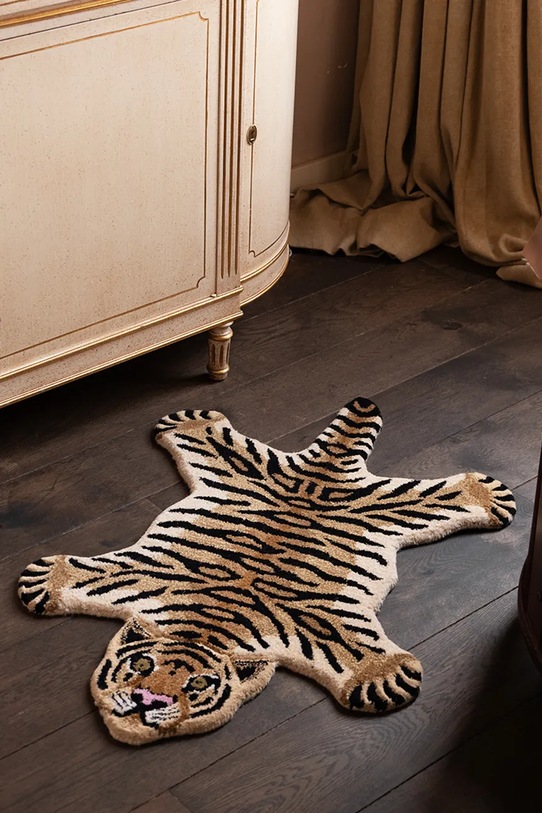 Doing Goods dywan ozdobny wełniany 92 x 63 cm 1.45.10.004.700.3 beżowy