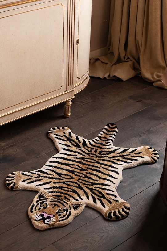 Doing Goods dywan ozdobny wełniany 92 x 63 cm 1.45.10.004.700.3 beżowy