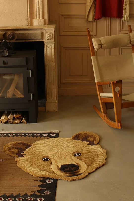 Шерстяной ковёр Doing Goods Bruno 100 x 95 cm коричневый 1.45.10.147.700.5