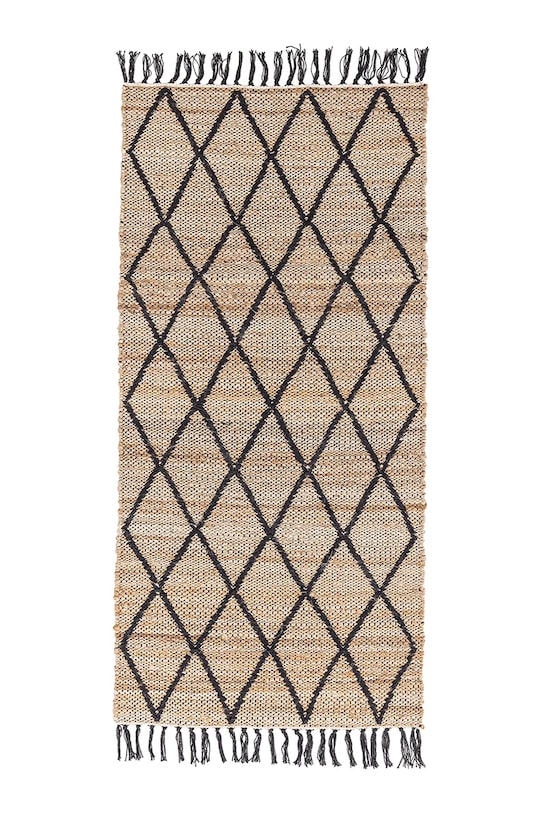 Bizzotto dywan podłogowy z materiału tekstylnego 70 x 140 cm beżowy 608293