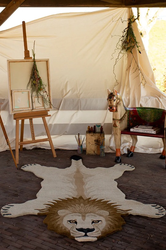 Doing Goods dywan dekoracyjny wełniany 254 x 160 x 2 cm 1.45.10.072.710.6