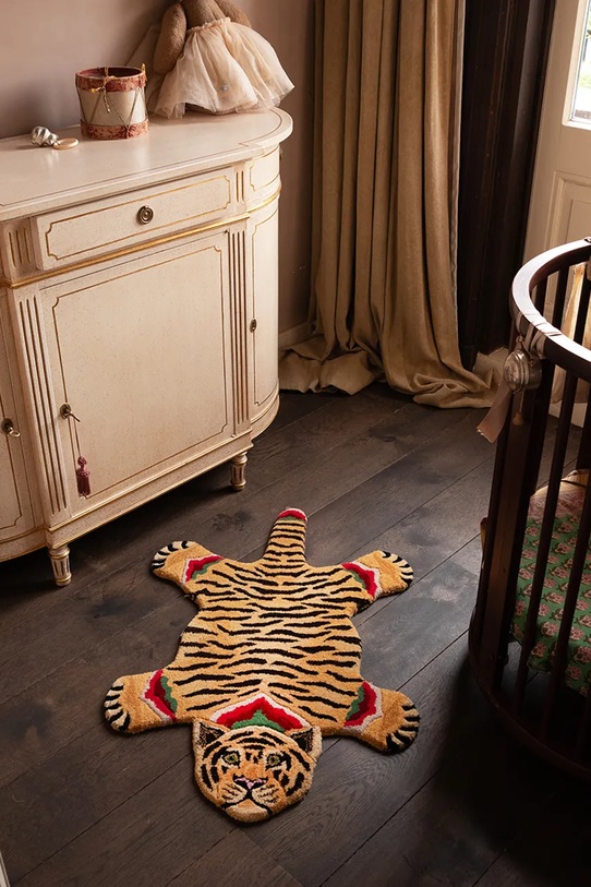 Doing Goods dywanik ozdobny wełniany 92 x 62 x 2 cm multicolor 1.45.10.097.710.3