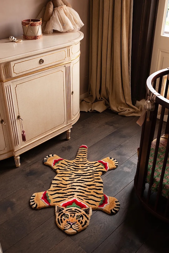 Doing Goods Covoraș decorativ cu lână 92 x 62 x 2 cm multicolor 1.45.10.097.710.3