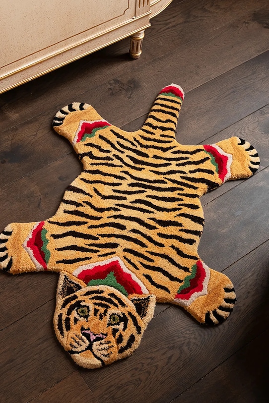 Doing Goods Covoraș decorativ cu lână 92 x 62 x 2 cm 1.45.10.097.710.3 multicolor