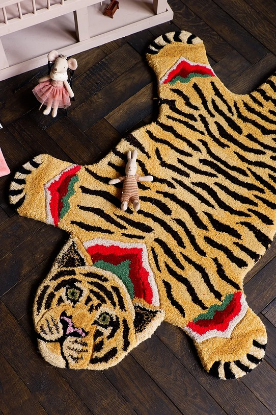 Doing Goods dywanik ozdobny wełniany 92 x 62 x 2 cm 1.45.10.097.710.3