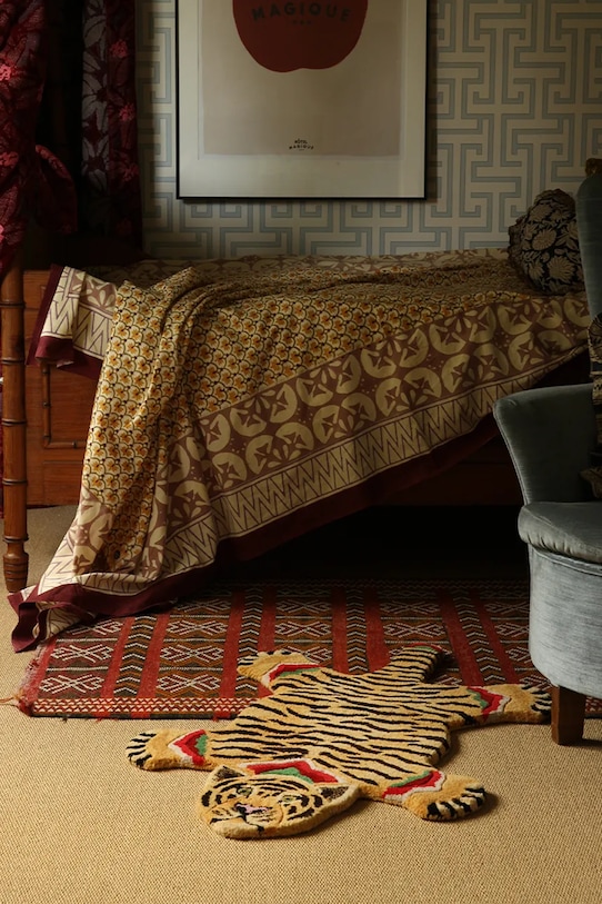 Doing Goods Covoraș decorativ cu lână 92 x 62 x 2 cm 1.45.10.097.710.3