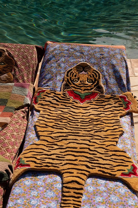 Doing Goods dywan ozdobny wełniany 144 x 93 x 2 cm 1.45.10.097.710.5