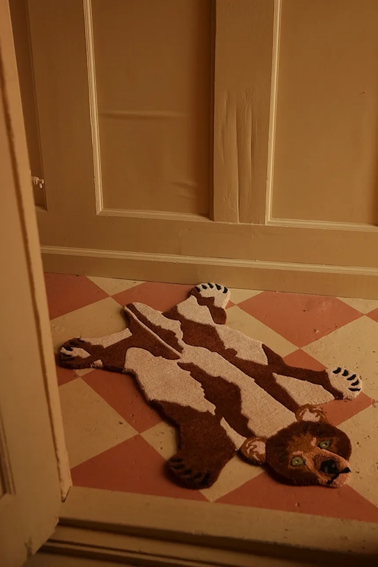 Doing Goods Covoraș decorativ cu lână 92 x 62 x 2 cm 1.45.10.110.700.3