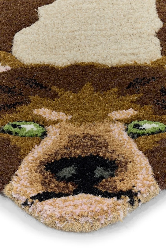 Living și dormitor Doing Goods Covoraș decorativ cu lână 92 x 62 x 2 cm 1.45.10.110.700.3 maro