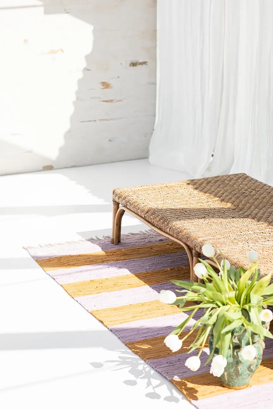 Salon i sypialnia Bongusta dywan ozdobny bawełniany 140 x 200 cm BON67.5715648002358 multicolor