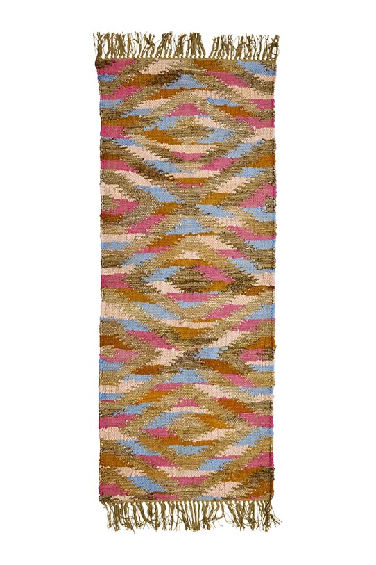 Rice dywan podłogowy z bawełną 65 x 150 cm multicolor FLMAR.GOLPAS