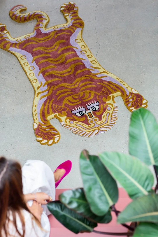 Bongusta dywan ozdobny wełniany 115 x 190 cm BON34 multicolor AA00