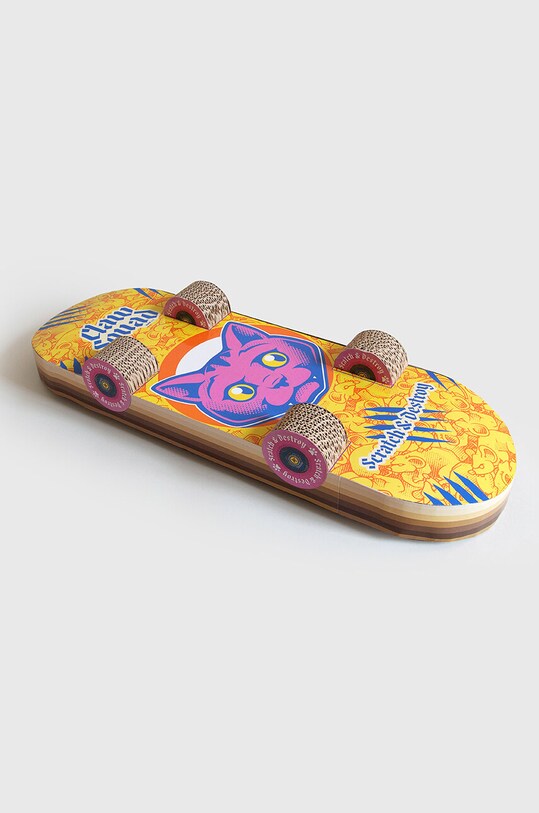 Когтеточка для кота Luckies of London Skateboard SK.CATSKATE1 мультиколор AA00