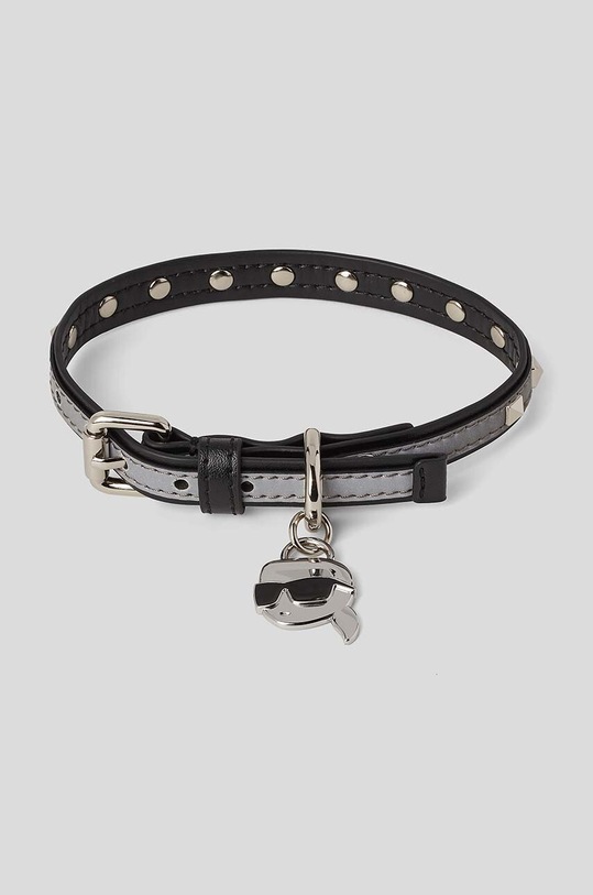 Obojok pre domáce zvieratá Karl Lagerfeld 235W4006 sivá