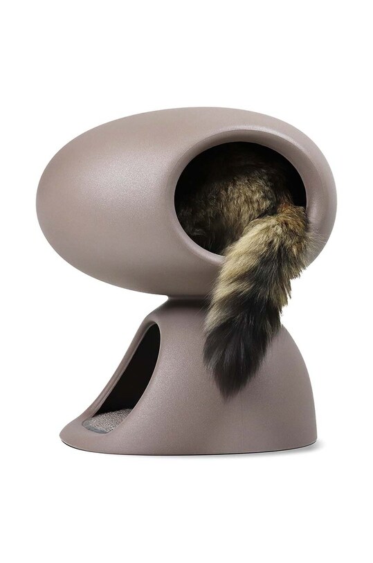 Decor Pelech pre domáce zvieratá United Pets Cat Cave Milano SG5202GR hnedá