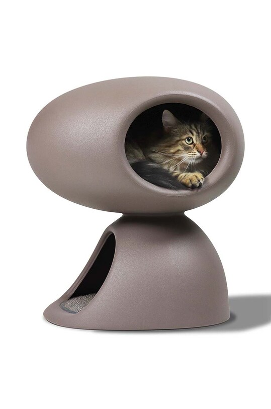 United Pets legowisko dla pupila Cat Cave Milano brązowy SG5202GR