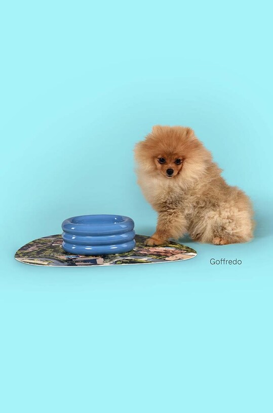 Miska pre vášho domáceho maznáčika United Pets DoggyMood x Seletti modrá SE0102DM