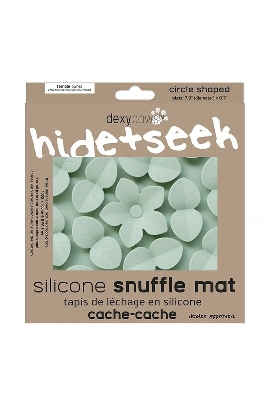 Килимок для обнюхування для домашнього улюбленця Dexypaws Sage Green Silicone Snuffle Mat барвистий SB710