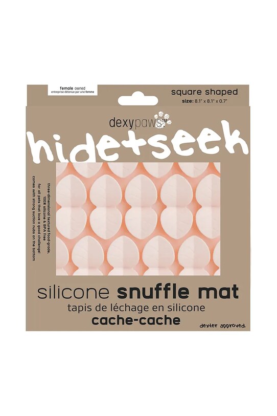 Коврик для обнюхивания для домашнего питомца Dexypaws Blush Pink Silicone Snuffle Mat BP789 мультиколор AA00