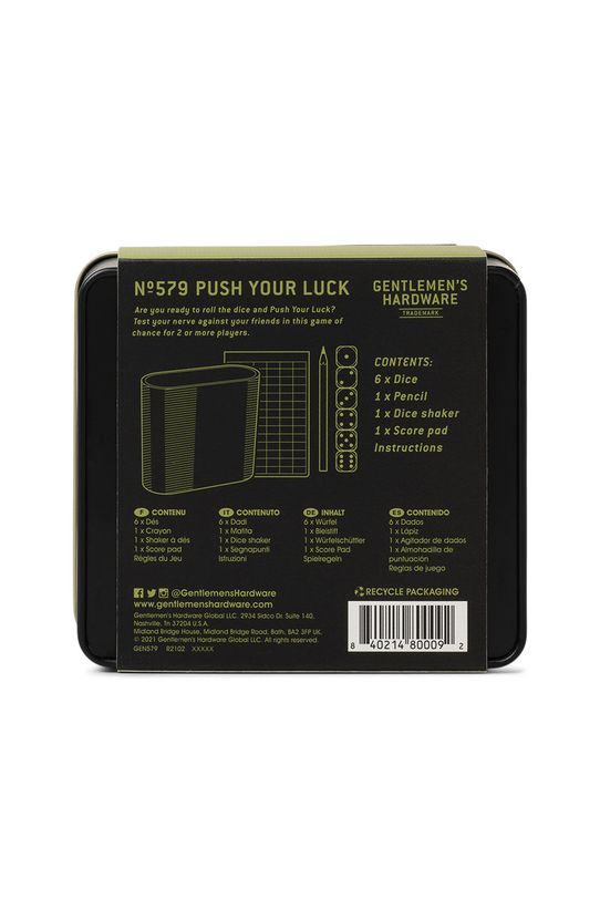 Decor Gentelmen's Hardware Hra kocky GEN579UK viacfarebná