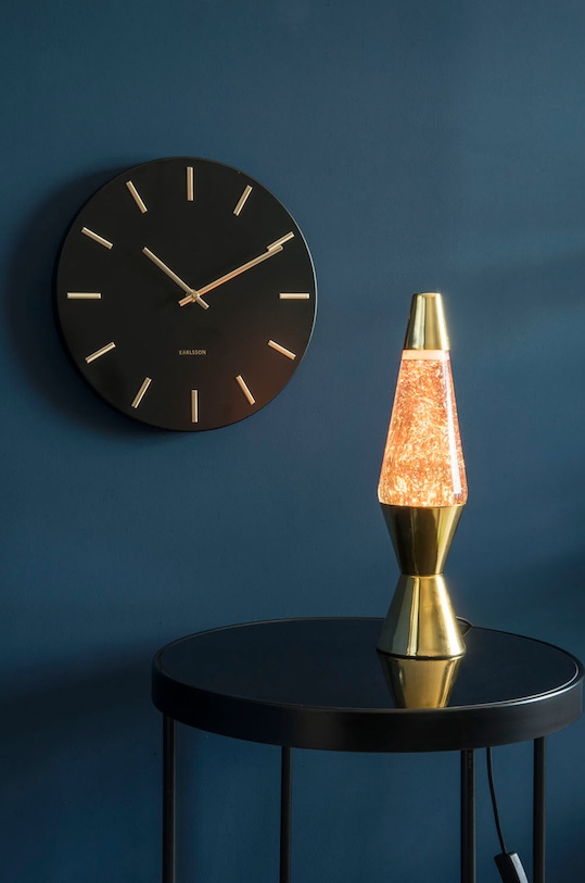 Salon i sypialnia Karlsson zegar ścienny KA5821BK czarny