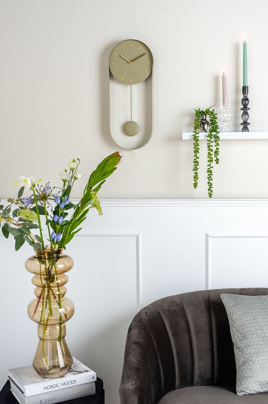 Karlsson zegar ścienny zielony KA5822OG