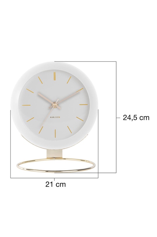 Living și dormitor Karlsson Ceas in picioare KA5832WH alb