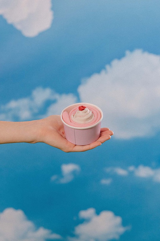 Eat My Socks Ponožky Strawberry Cupcake EMSNCRCUST viacfarebná