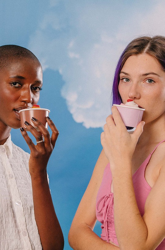 Eat My Socks Ponožky Strawberry Cupcake EMSNCRCUST