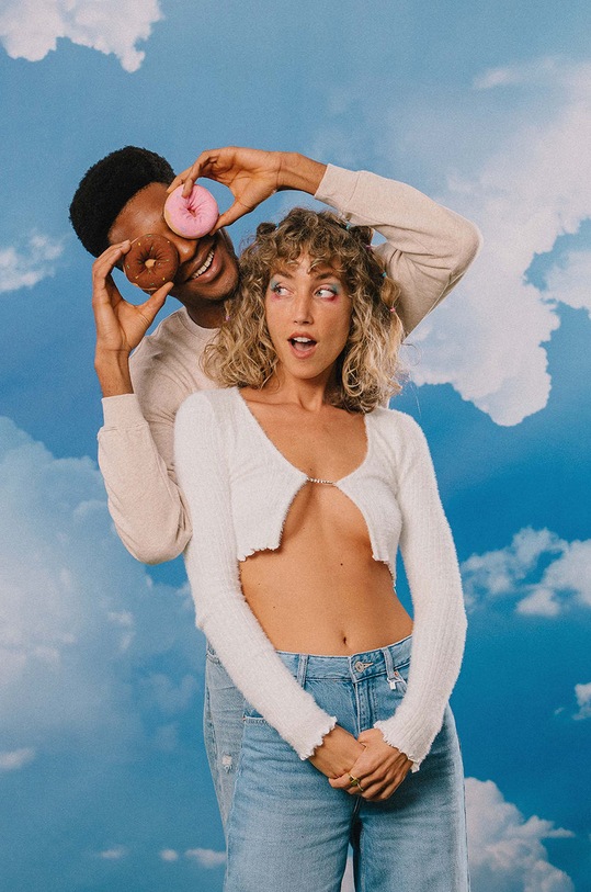 Eat My Socks Ponožky Joes Donuts vícebarevná EMSNOCDOST