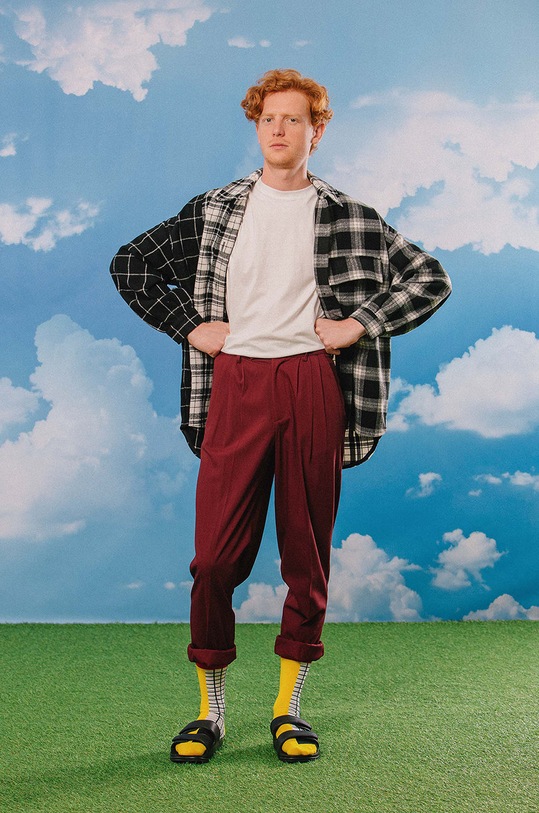 Eat My Socks Ponožky French Fries EMSNOCFRFR vícebarevná