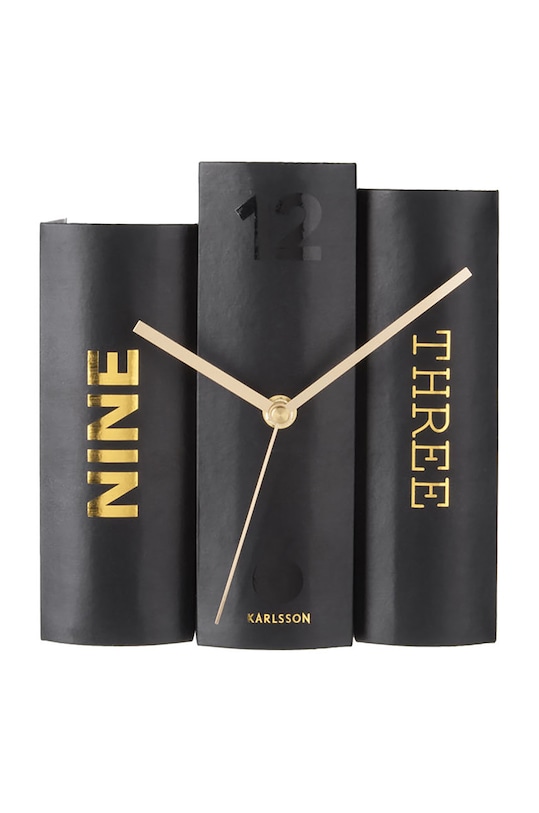 Karlsson zegar stojący czarny KA5729