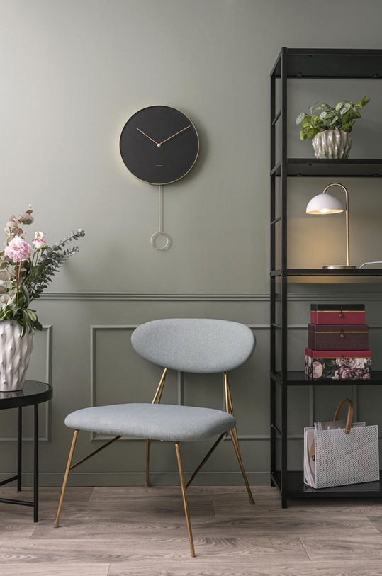 Karlsson zegar ścienny czarny KA5766BK