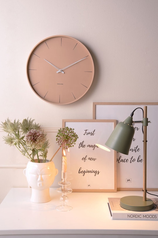 Karlsson zegar ścienny brązowy KA5834BR