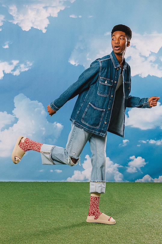 Eat My Socks Ponožky Supreme Salami EMSNOCSUSA vícebarevná