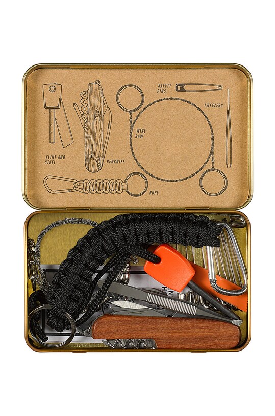Лайфстайл Gentelmen's Hardware Набор для кемпинга Survival Kit GEN368 мультиколор