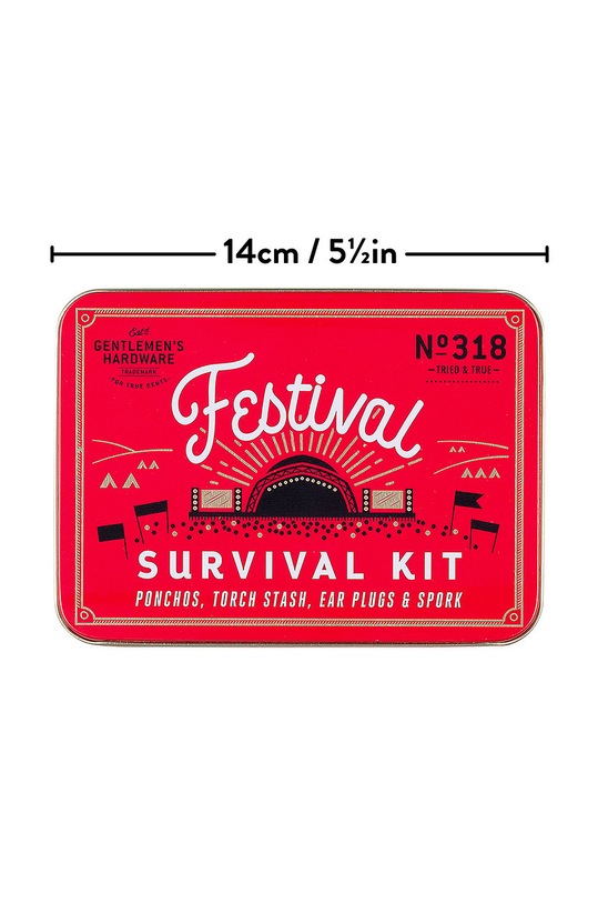 Gentelmen's Hardware trusă de festival Festival Survival Kit GEN318 multicolor AA00