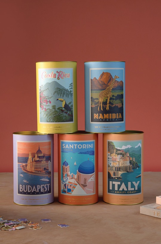 Lifestyle Designworks Ink puzzle într-un tub Italy 500 elementów DPZ5.2022ADEU multicolor