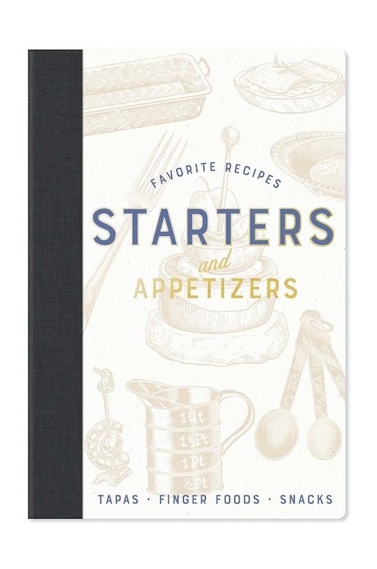 Designworks Ink set de caiete pentru retete Bon Appetit (5-pack) JTBS.1003EU rosu