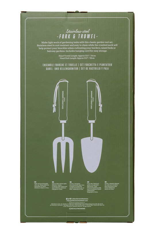 Gentelmen's Hardware set de grădinărit Fork & Trowel GEN651UK multicolor AA00