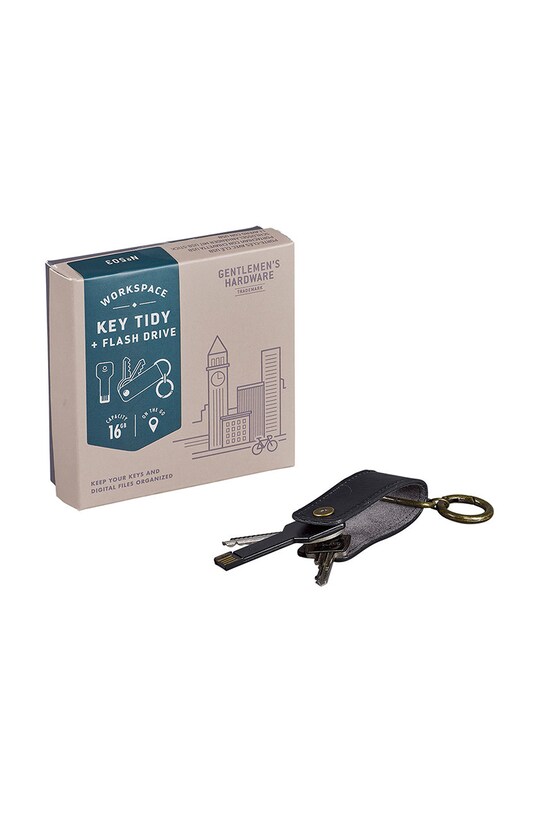 Gentlemen's Hardware brelok z USB Flash Drive 16 GB czarny GEN503UK